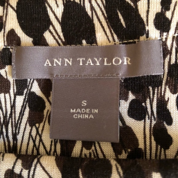 Ann Taylor, Brown/Black/Off-White Skirt, Size S - Picture 2 of 3